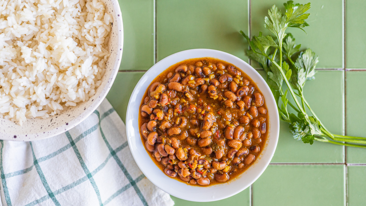 Black Eyed Peas With Herbs-image